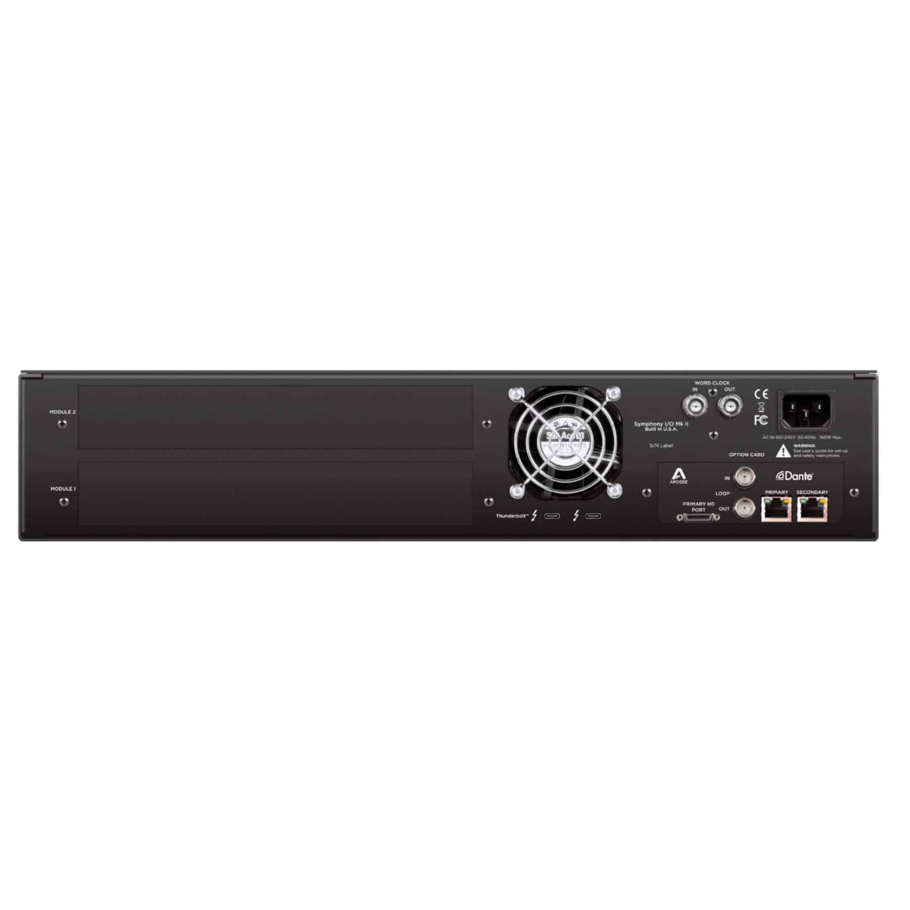 Interfaz Apogee Symphony MKII Dante HD TB3