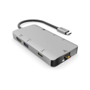 ADAPTADOR USB-C MULTIMEDIA HUB ADAPTER 8 PUERTOS 1