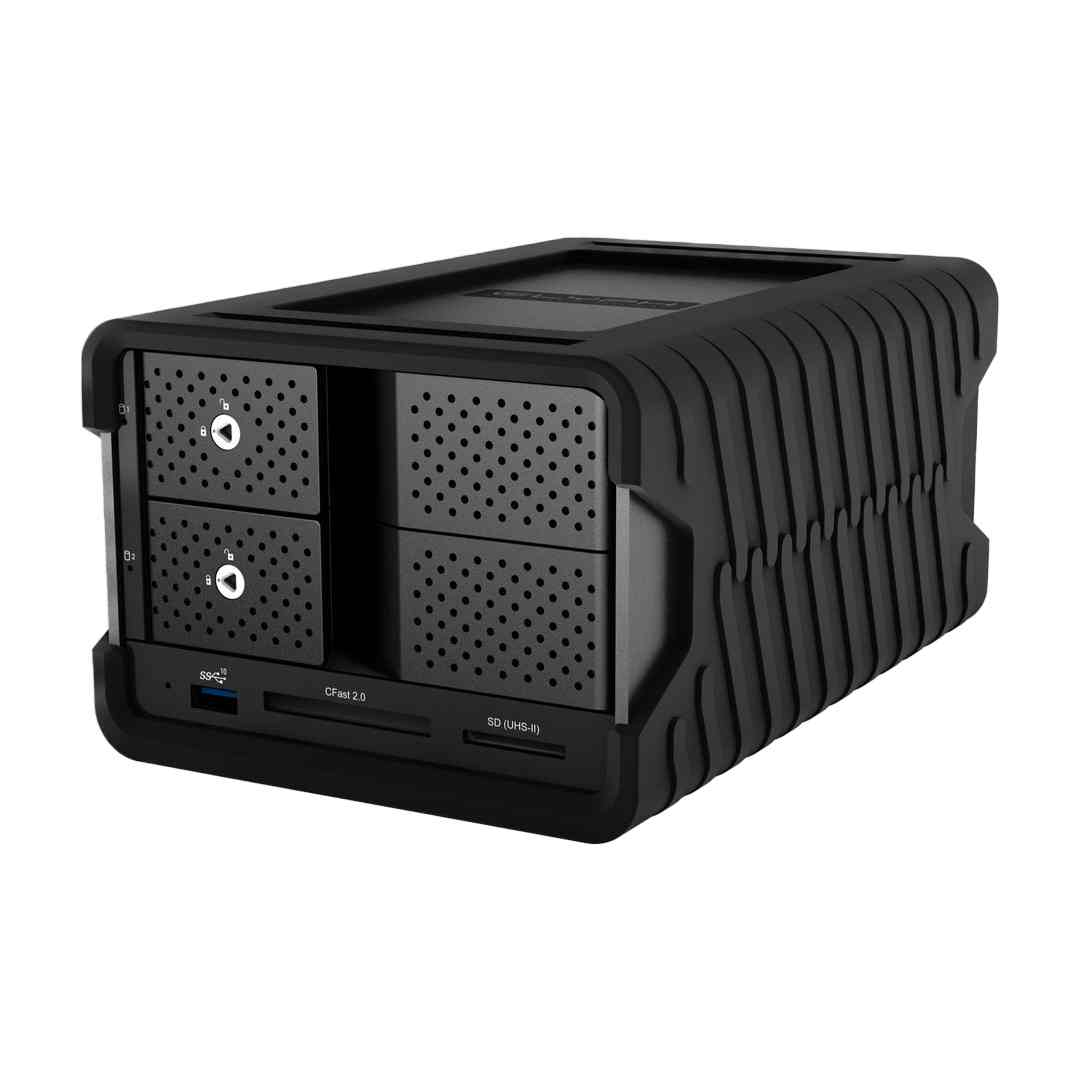 Blackbox PRO RAID Desktop Drive with Card Readers _ Hub 1
