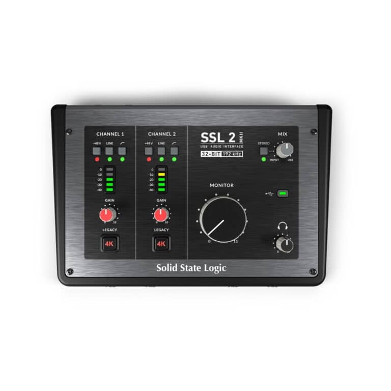 Interfaz SSL 2 MKII USB-C para Producción Musical