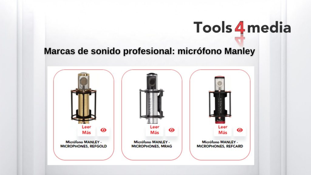 marcas de sonido profesional - Tipos de microfonos