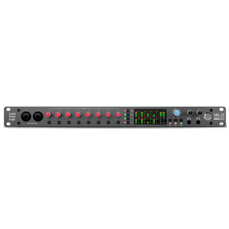 SSL 18 | Interfaz de Audio con 26 In - 28 Outs | 8 Preamps