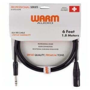 Cable warm audio xlr-trs