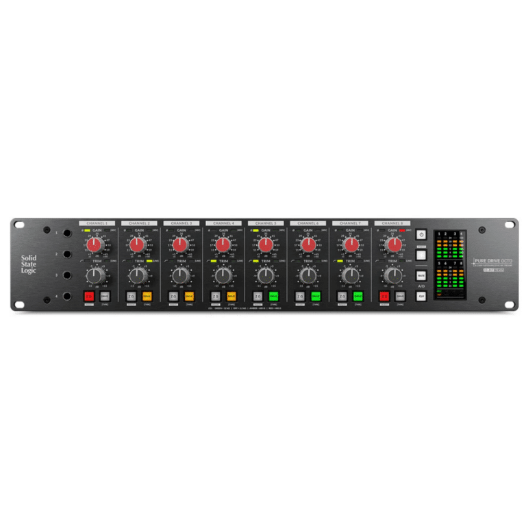 Pure Drive Octo SSL | Preamplificador de 8 Canales | ADAT y AES