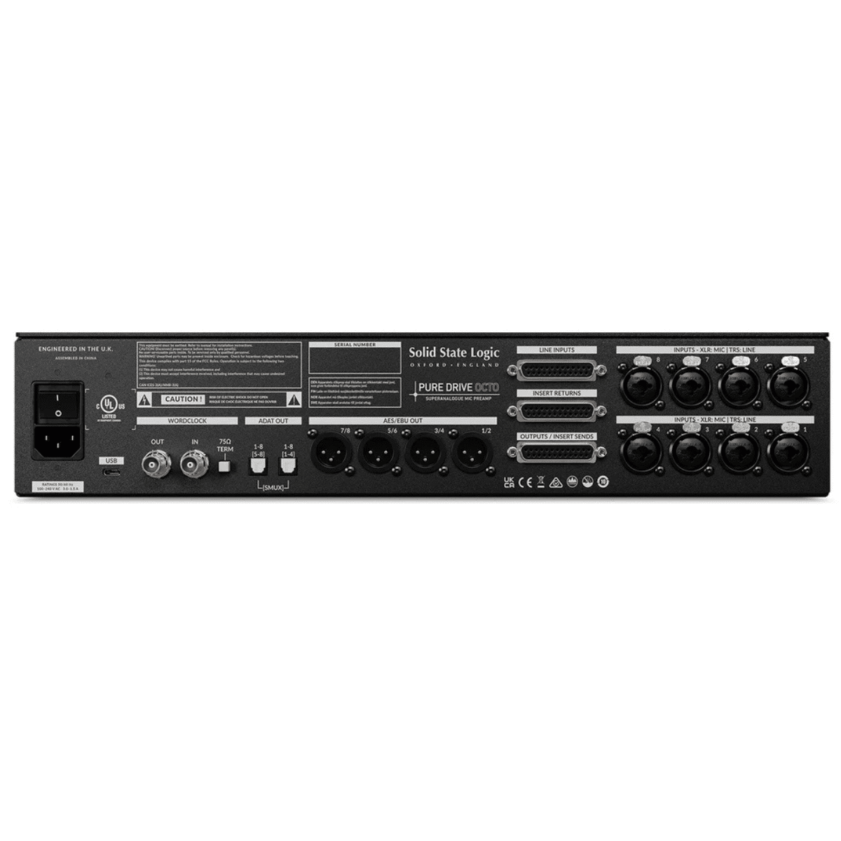 Preamplificador Puredrive octo ssl
