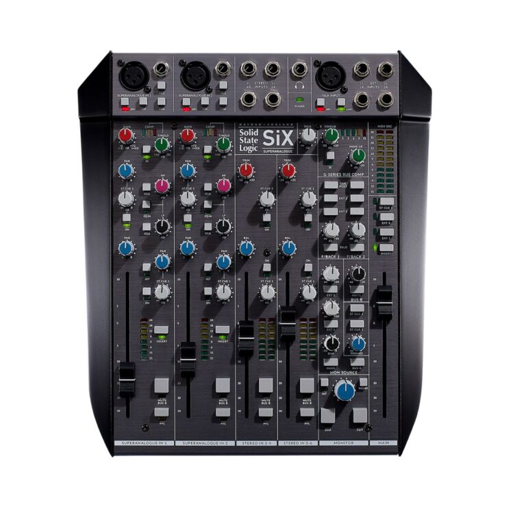SSL SiX | Consola Analógica de 6 Canales